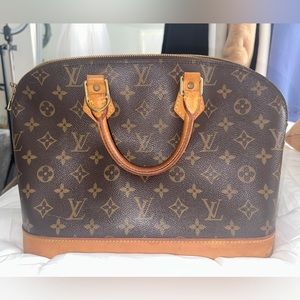 Louis Vuitton monogram purse bag authentic BA0083